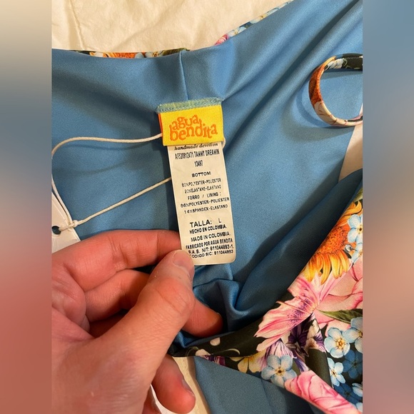 NWT Agua Bendita Tammy Swim Bottoms Size Large - Picture 2 of 4